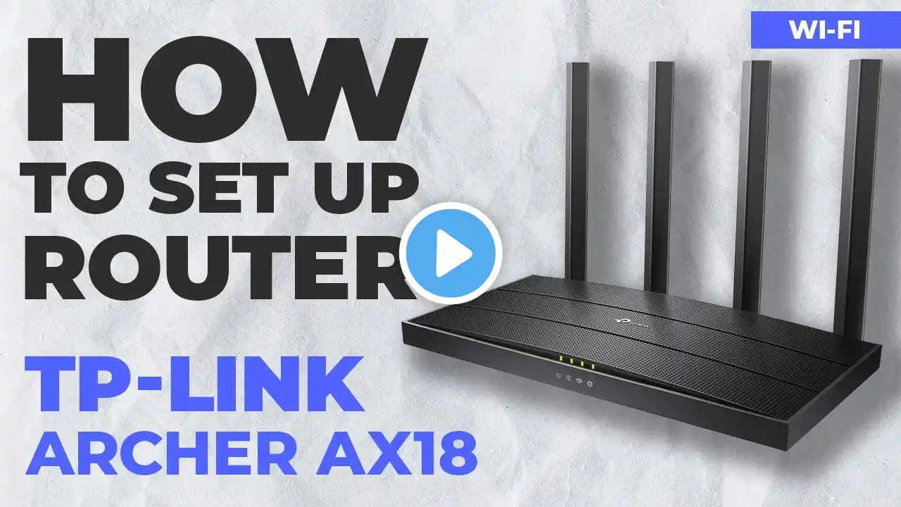 ✅ How to Set Up TP-Link Archer AX18 | How to Setup TP-Link AX1500 WiFi Router