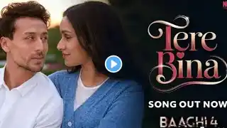 Baaghi 4 - Full Song (Tere Bina) Tiger Shroff | Shraddha Kapoor New Song | Bo...