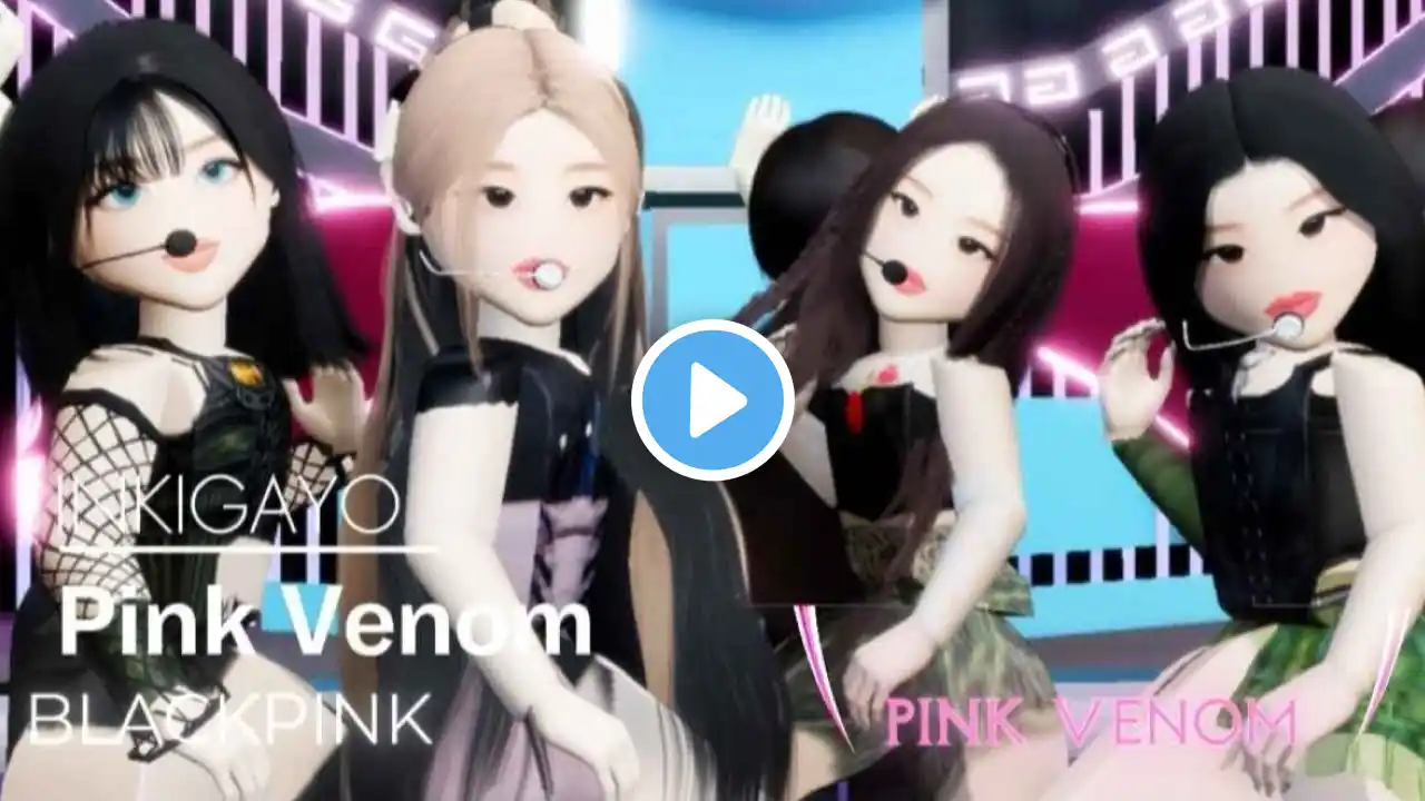 BLACKPINK(블랙핑크) - Pink Venom @인기가요 inkigayo 20220828 |ROBLOX Version|