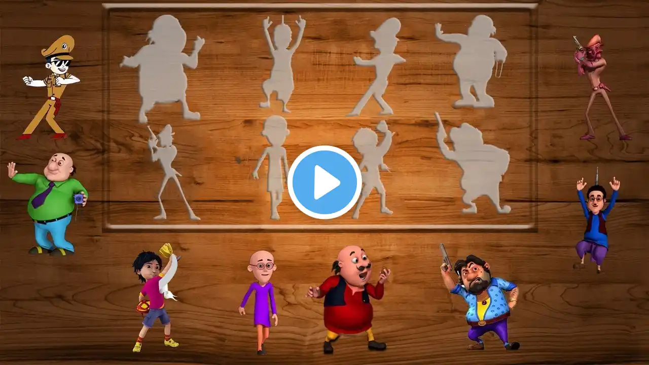 Puzzle Motu Patlu Game for Kids | Motu Patlu John The Don Ghasitaram Chingam