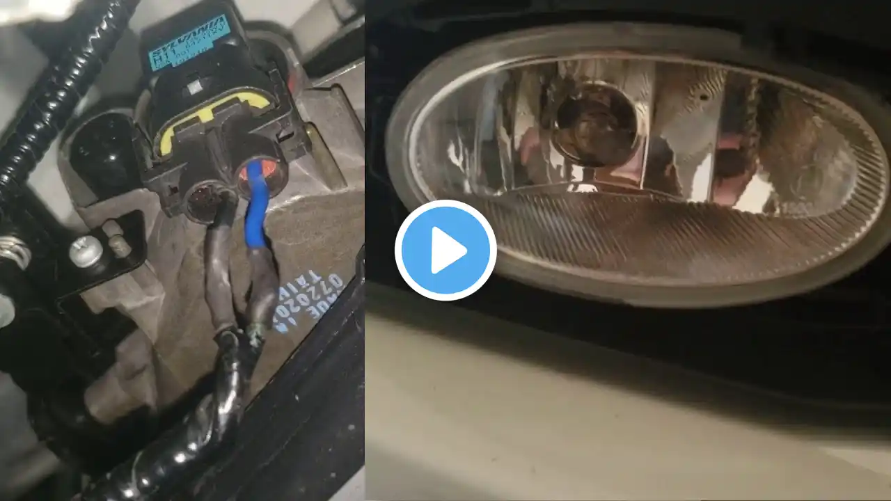 2012-2015 Honda Civic Fog Light Bulb Replacement DIY (from front or rear)