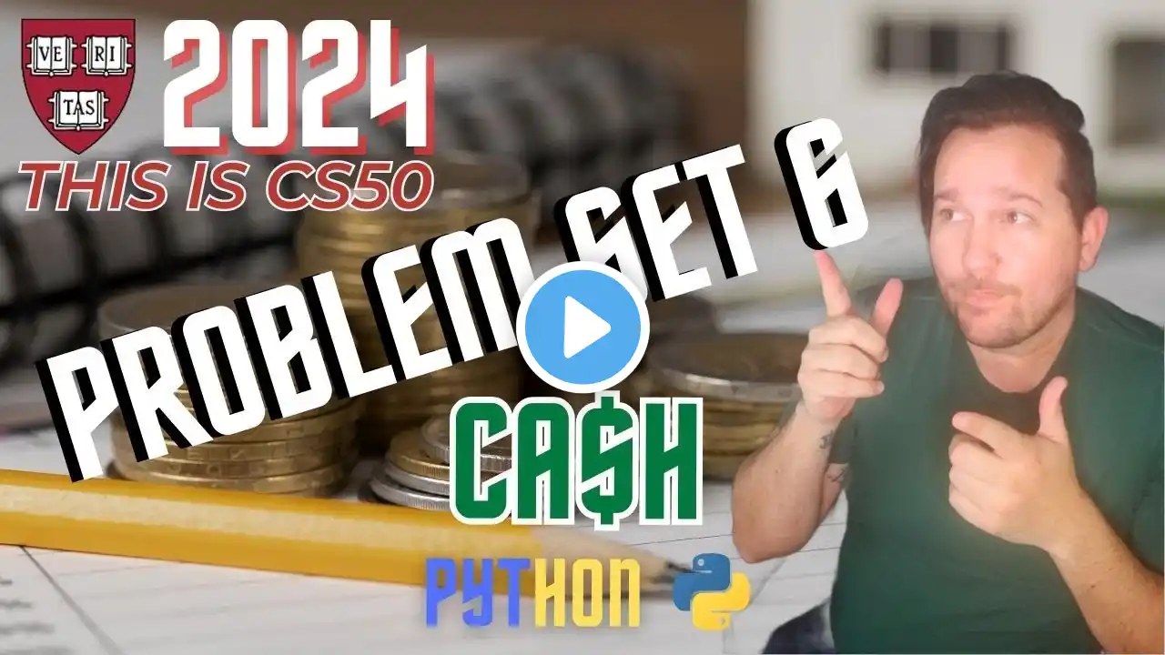 CS50 Cash.py - Problem Set 6 - Cash Python Solution 2024. (Beginners Guide)