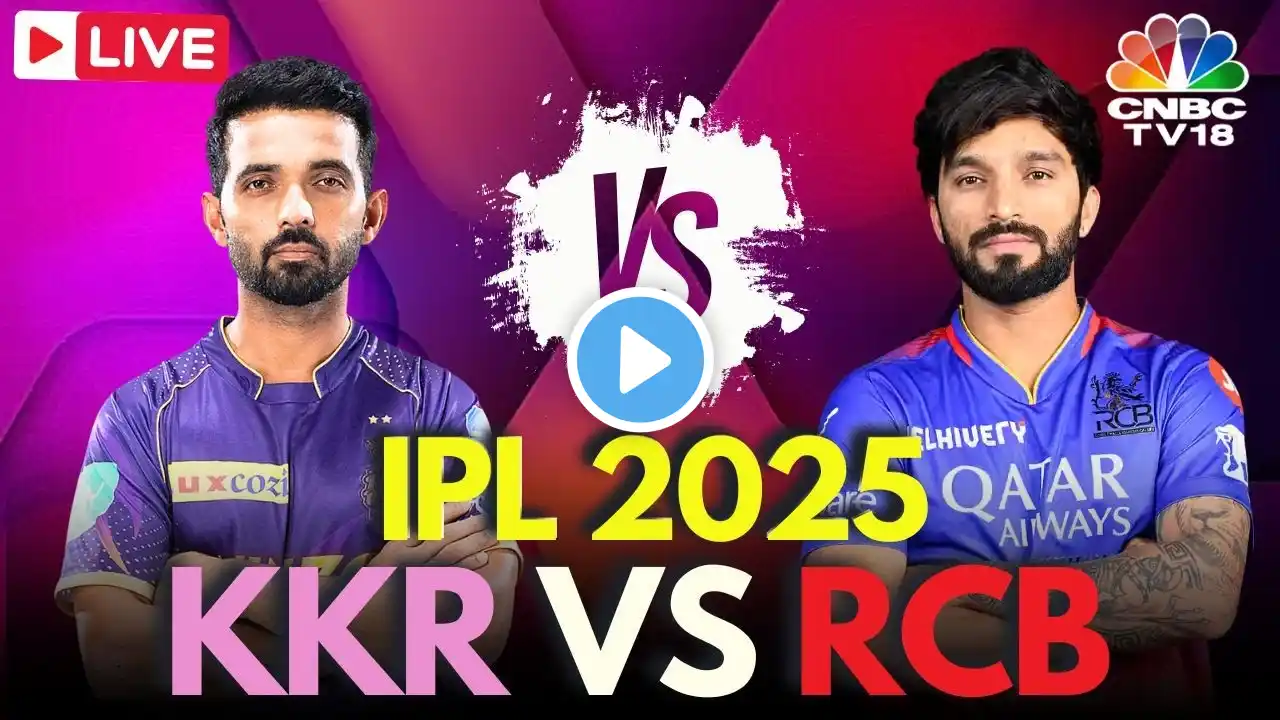 IPL 2025 LIVE: KKR Vs RCB LIVE Match | Kolkata Knight Riders vs Royal Challengers Bengaluru | N18L