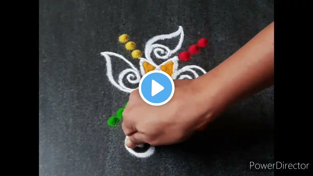 उद्या साठी खास सोप्पी सुंदर रांगोळी/ beautiful daily rangoli design