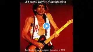 The Rolling Stones Live Full Concert Brendan Byrne Arena, New Jersey, 6 November 1981