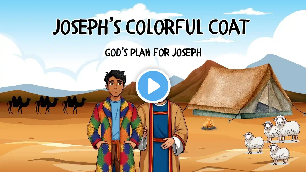 🌈Joseph’s Colorful Coat | Ep. 11- God’s Plan for Joseph | A Bible Story for Kids