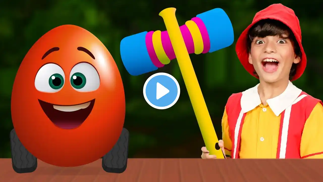 Surprise Eggs X Finger Family Transport Nursery Rhyme For Kids | BabyBillion Rhymes