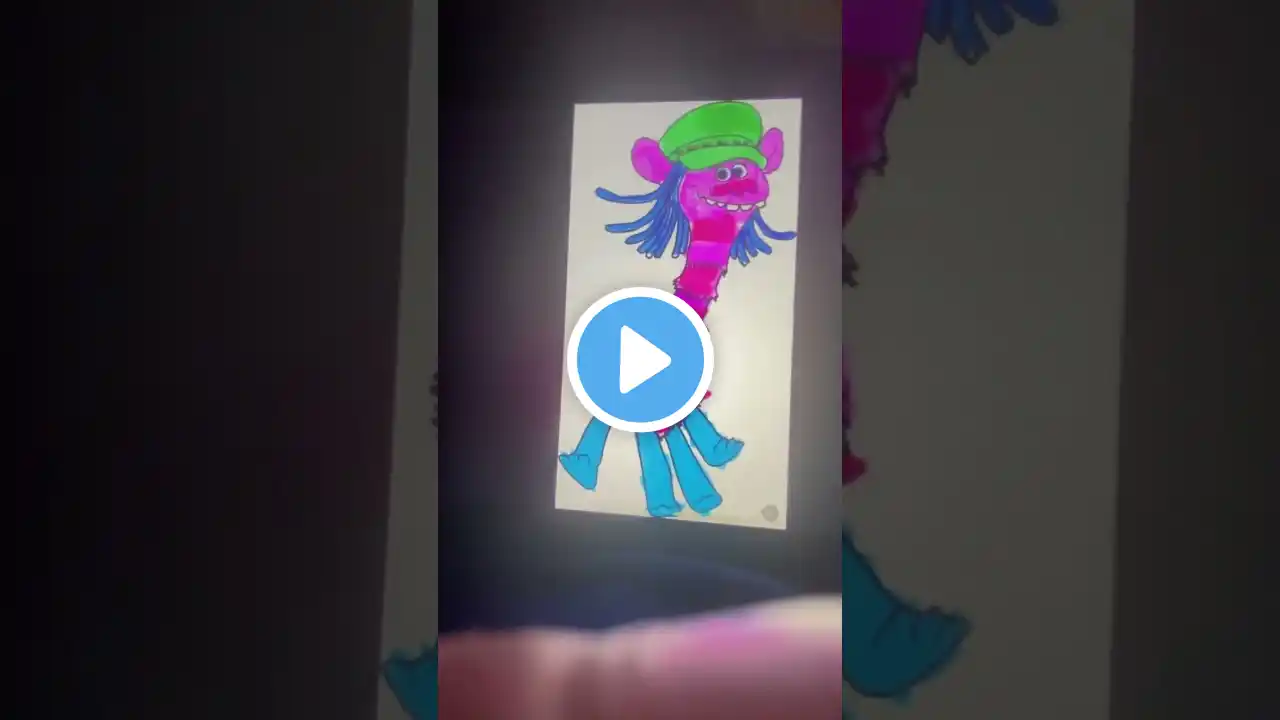 More trolls coloring pages #shorts