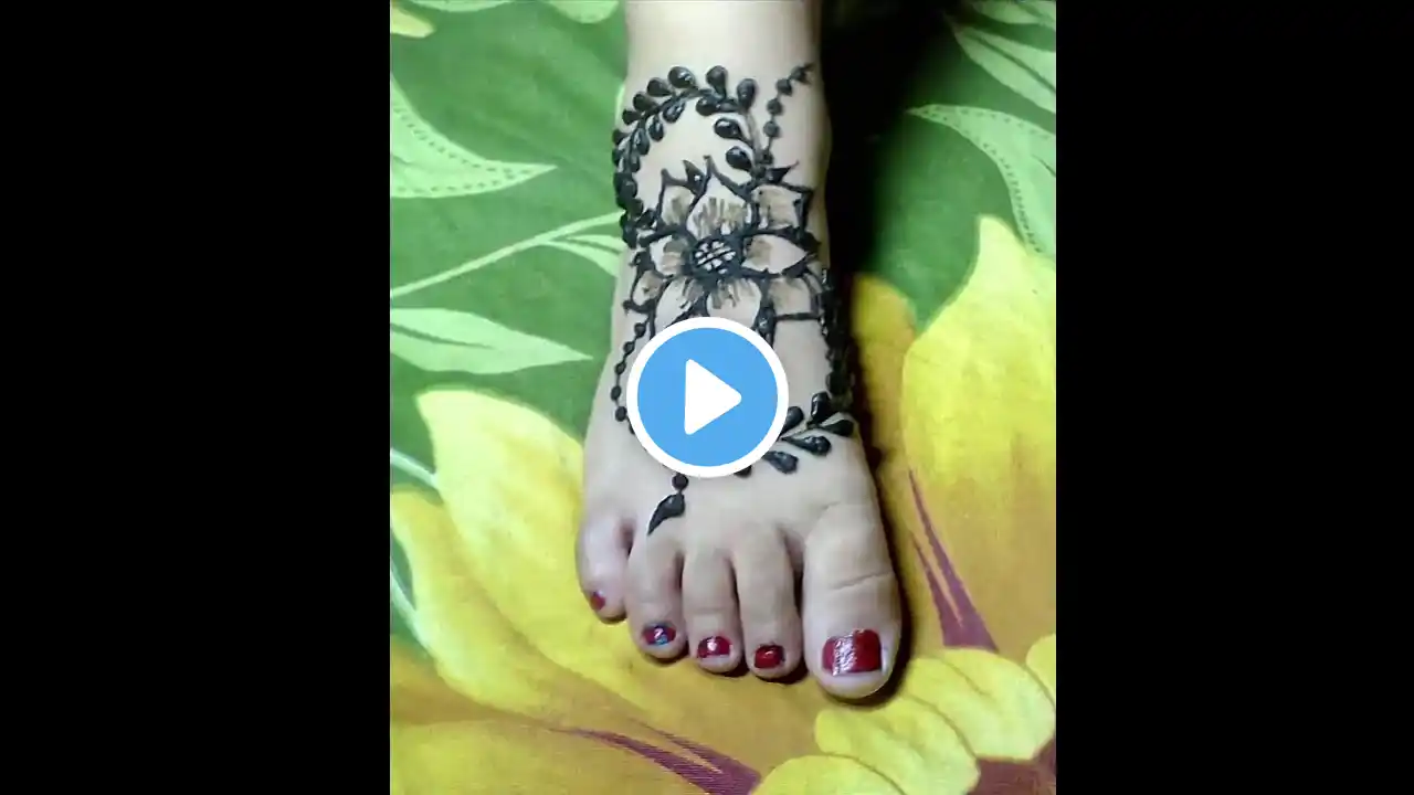 mehndi design for kids foot-beauty subash