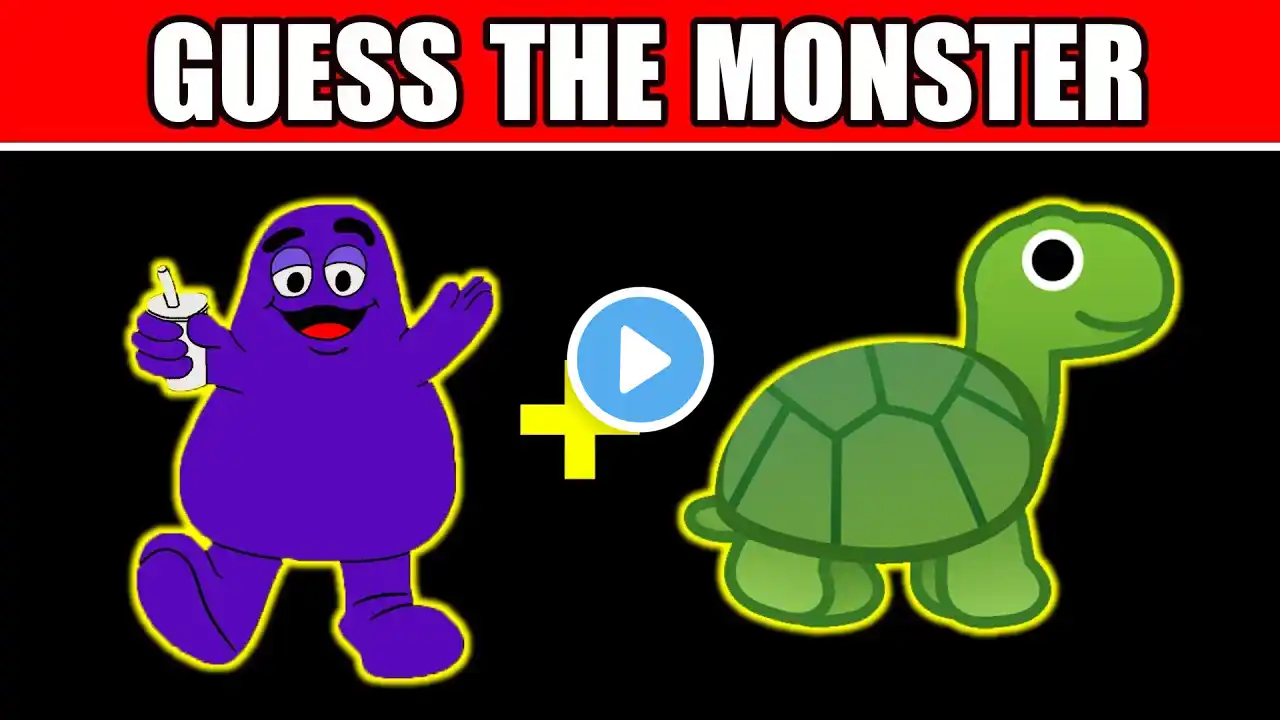 Guess The MONSTERS BY EMOJI | Skibidi Toilet, Garten Of Banban, Rainbow Friend