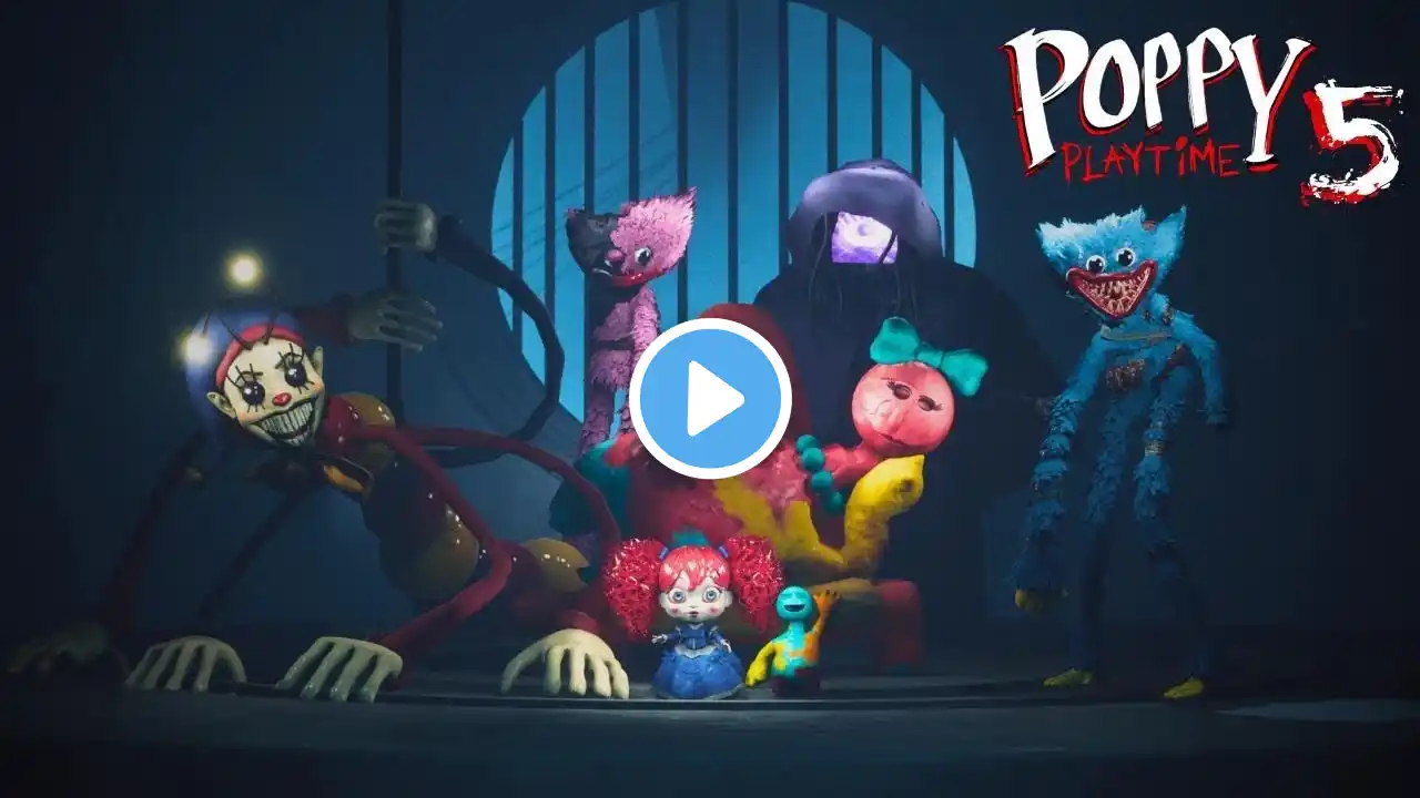 Poppy Playtime: Chapter 1, 2, 3, 4 & 5 Full Gameplay Walkthrough & ENDING (Season 1)