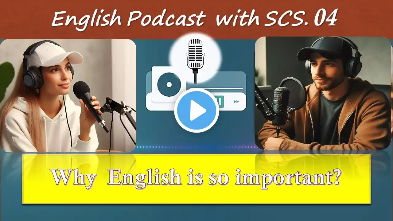 English with SCS 58 English Podcast 4 English conversation practice Speaking and listening skills