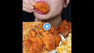 Noodles and🍝 chicken curry double egg roll#asmr#short#shortvideo #shorts#viralvideo#bhoot#cartoon