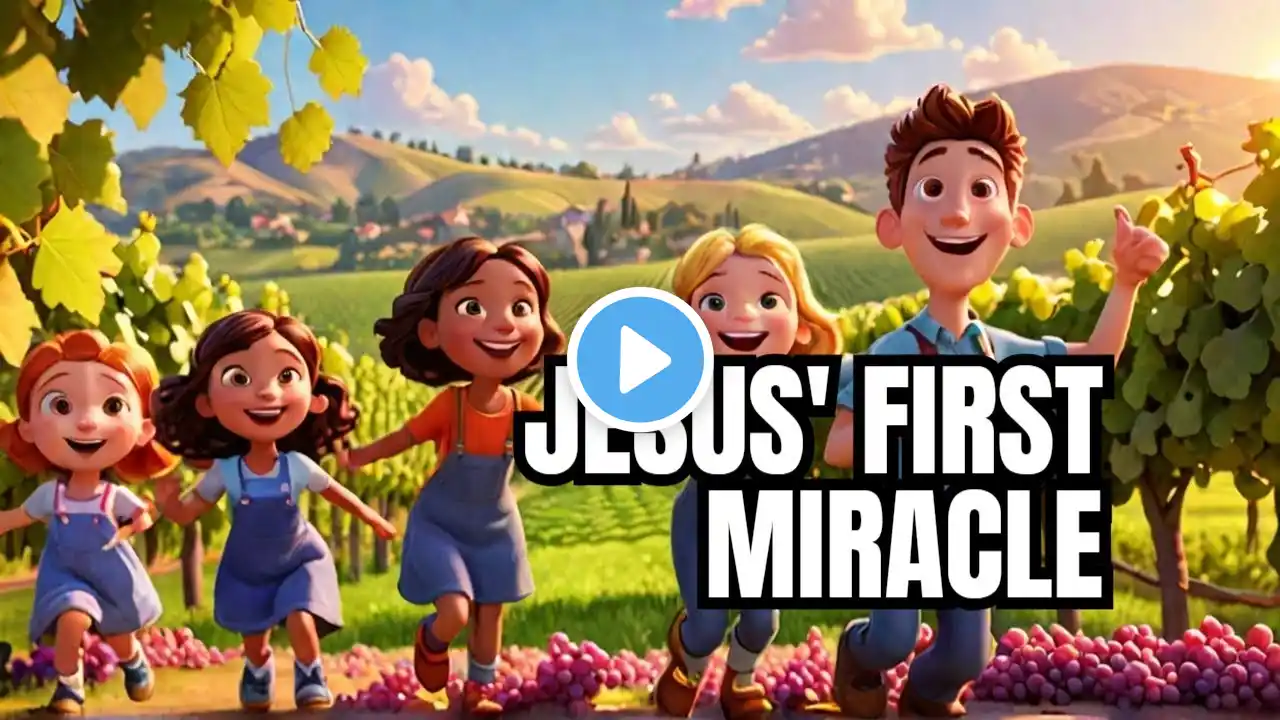 Jesus Turns Water to Wine | Fun Bible Song for Kids | Christian Kids Music