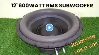 SALE START 🤑 12INCH SUBWOOFER || 600WATT TRUE RMS💯 || JAPANESE VOICE COIL