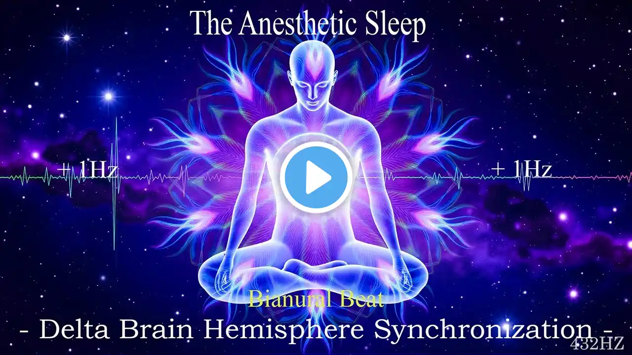 The Anesthetic Sleep - 1Hz Delta Brain Hemisphere Synchronization