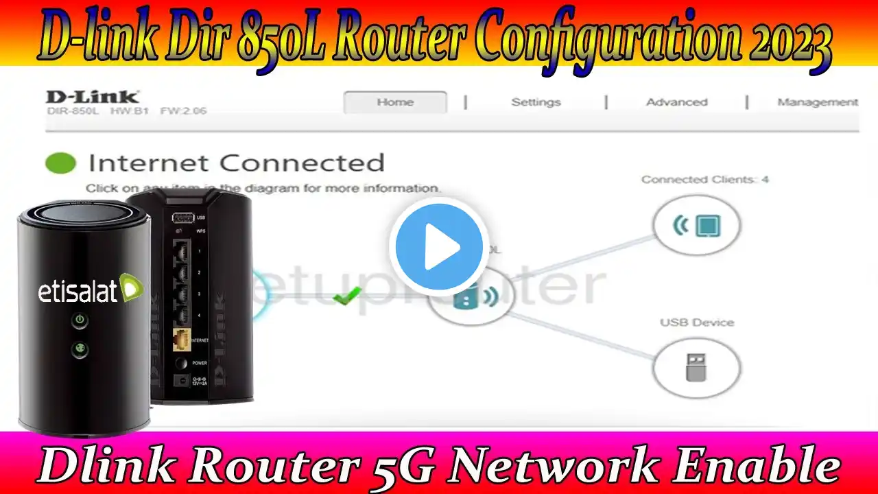 How To Setup D-link Router Dir 850L | How To Block Wifi Users Dlink