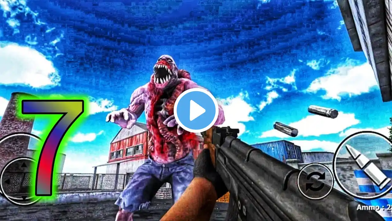 zombie monsters 3 - Dead city android gameplay | level 17,18 | Video No. 7