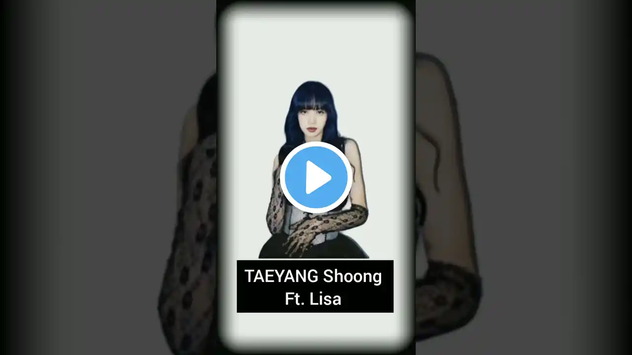 TAEYANG Shoong ft Lisa/femaleversion/Lisa Shoong/#lisa #blackpink #taeyang #bigbang #shoongchallenge