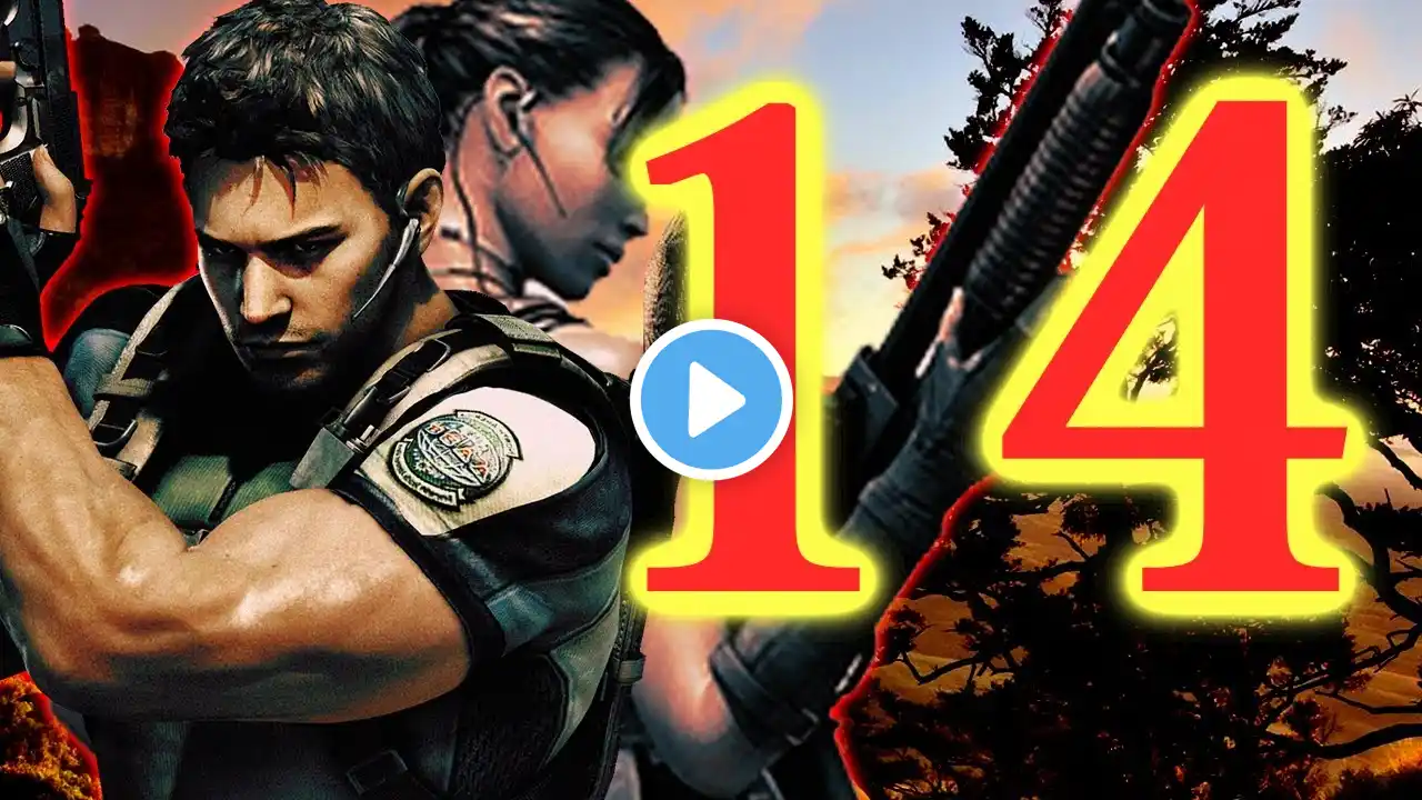 Resident Evil 5: Walkthrough Part 14 - Veteran Difficulty - Chapter 3-2 - Oil Field - Dock Escape!