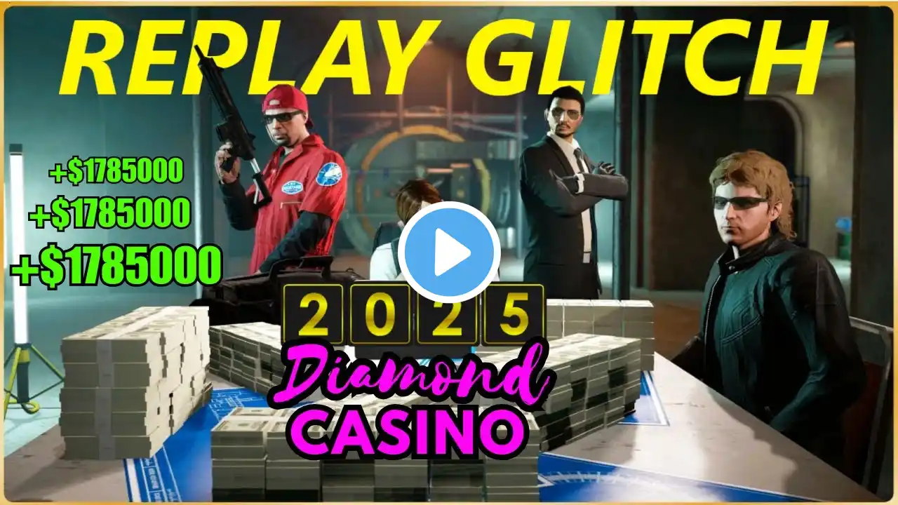 REPLAY GLITCH CASINO HEIST. GTA Online 2025