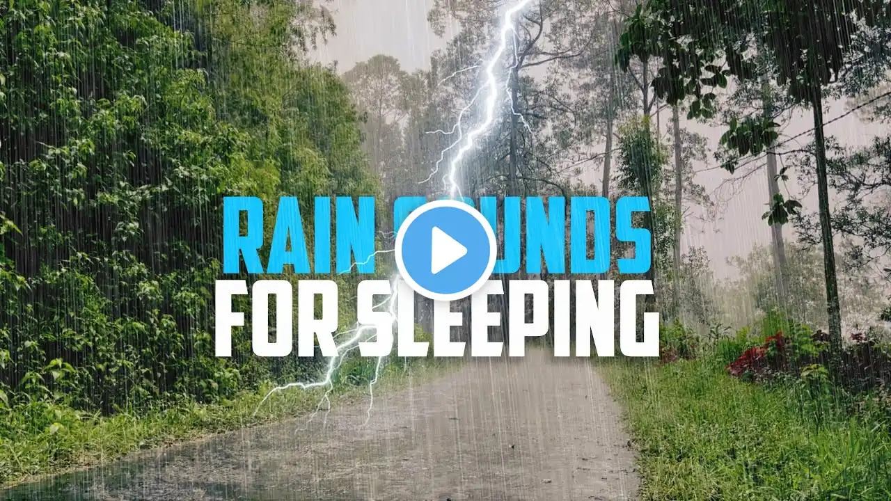 Perfect Rain Sounds For Sleeping And Relaxing - peaceful atmosphere of a quiet mountain road - RELAX