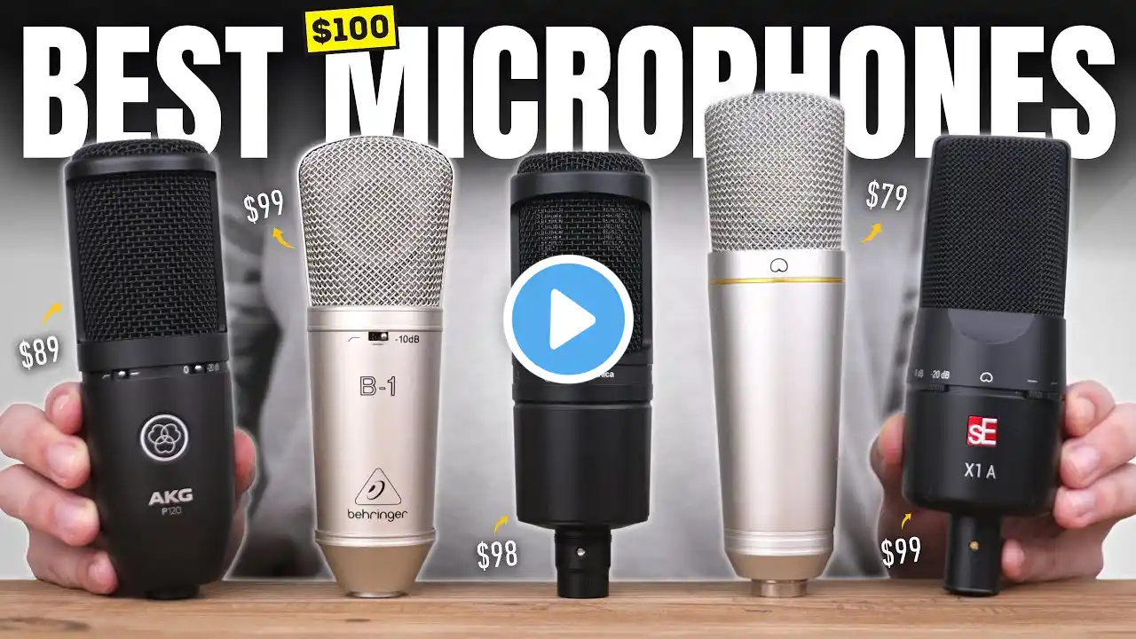 Best BUDGET Microphones For Vocals | Best Microphone Under $100 (2024)