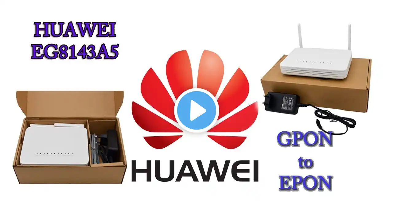 EG8143A5 Optical Network Terminal CATV+WiFi  Configuration |  EG8143A5 huawei onu gpon to epon