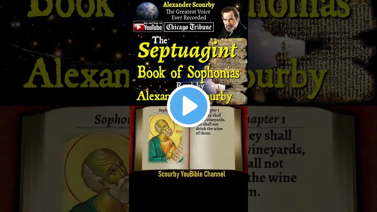 Book of Sophonias Short By A. Scourby | Audio & Text, God is Spirit, Truth & Love #youtubeshorts