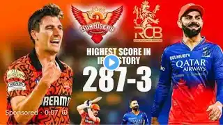 SRH VS RCB 287-3 Highest Score Match Highlights | #SRH #rcb #csk | #IPL2025 | IPL Matches