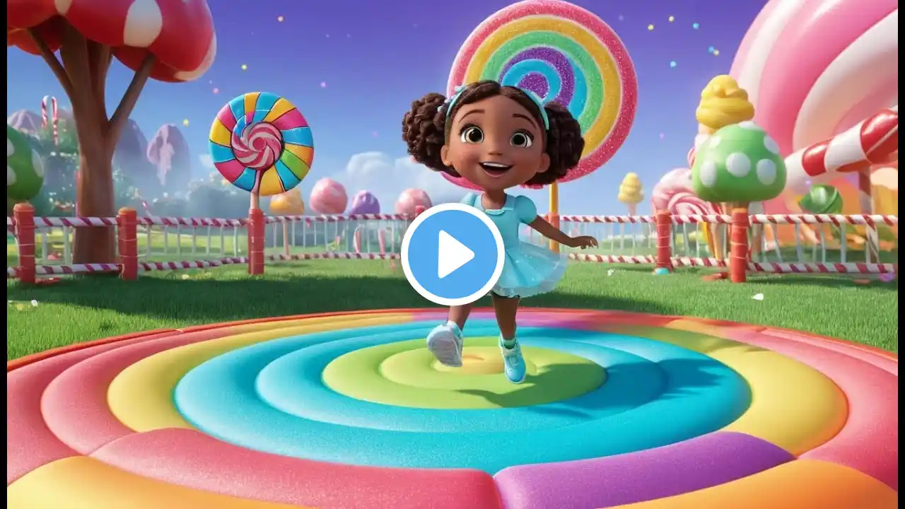 Dance Around the Lollipop Tree Rhyme Song | Popular Nursery Rhyme | Educational Kids Songs