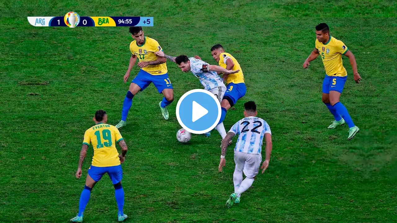 Lionel Messi vs Brazil | Copa America 2021 HD 1080i