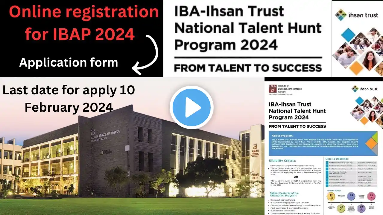 National Talent Hunt Program/IBA-National Talent Hunt program/IBA IT NTHP Program - Batch 2024