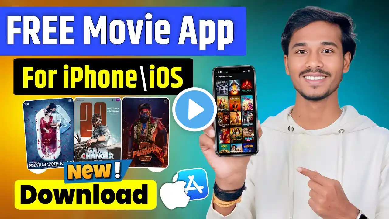 🎬 New Best Movie App in iphone & ios ( Download ) Movie Download Best app 2025