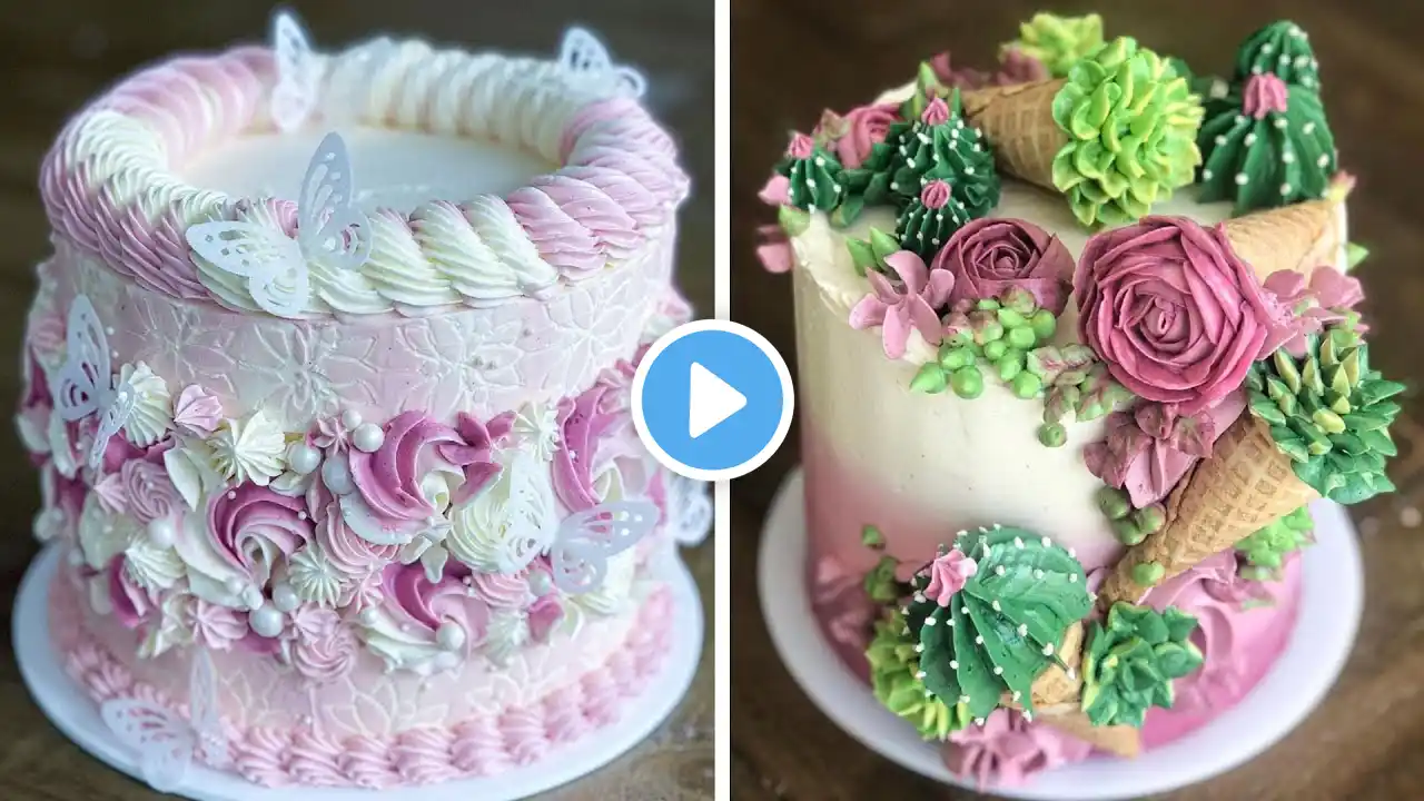 Top 10 Beautiful Cake Decorating Tutorials For New Year 2023 | Simple Cake Design Videos