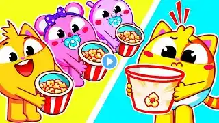 Share the Popcorn for Kids | Sharing is Caring | Funny Song For Baby & Nursery Rhymes by Toddler Zoo