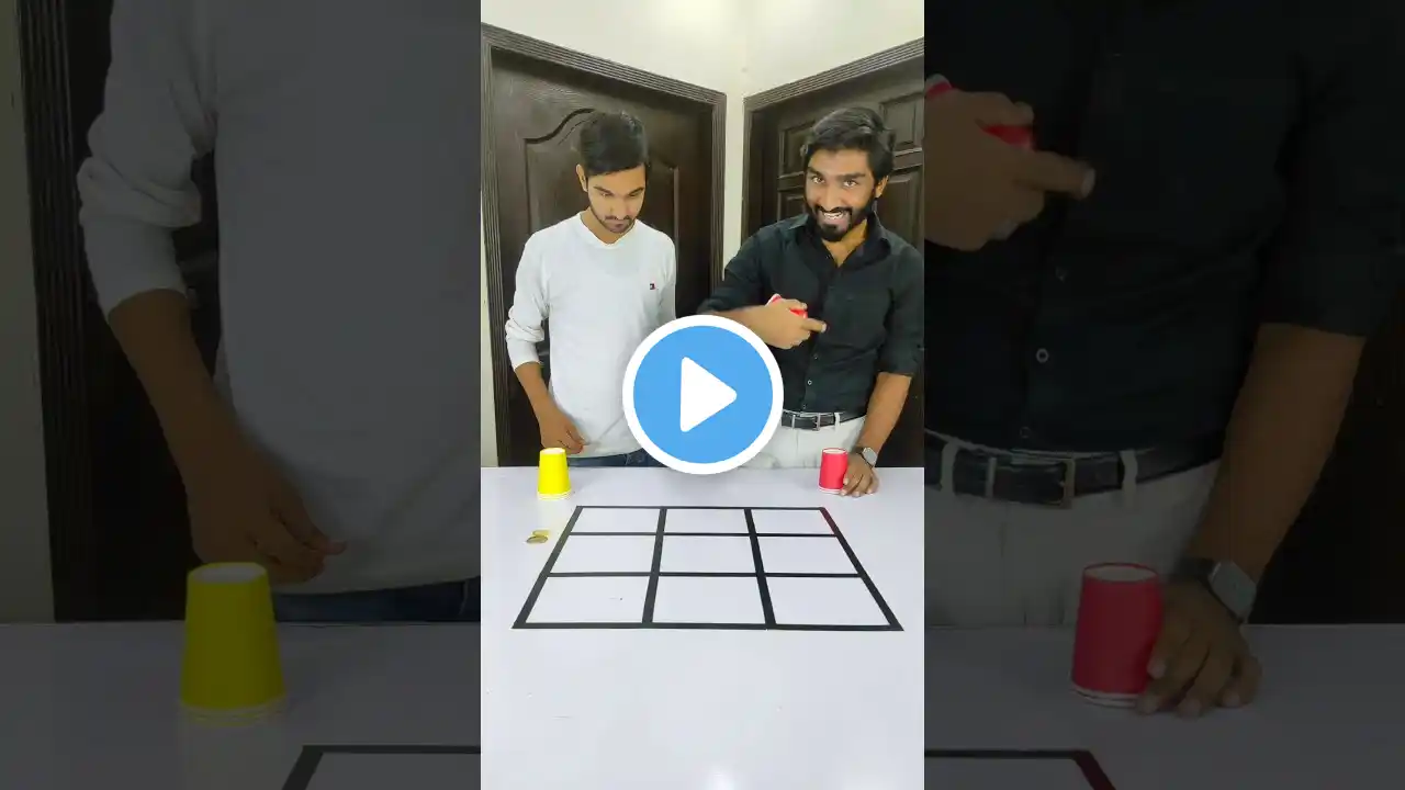 tic tac toe challenge 😂 #shorts #ytshorts