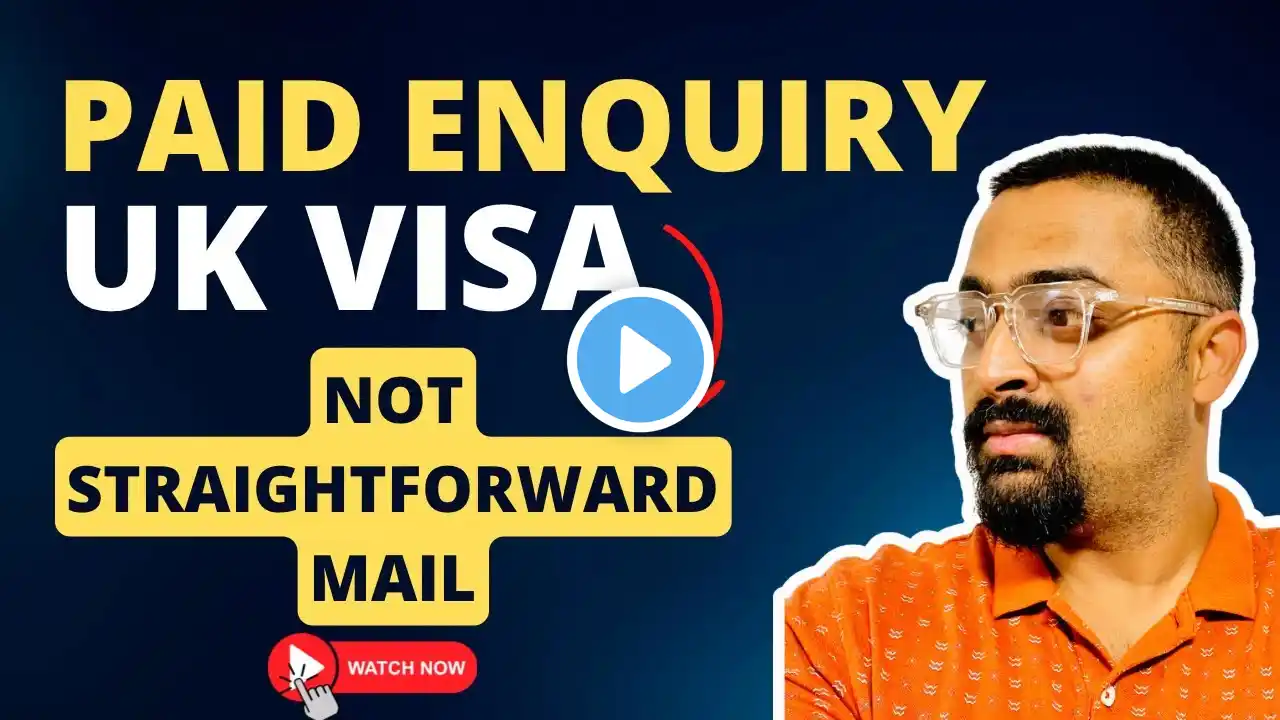 PAID ENQUIRY UK VISA | NOT STRAIGHTFORWARD MAIL | UK VISA | UK VISA UPDATE 2023