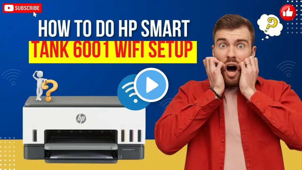 How to Do HP Smart Tank 6001 Printer Wifi Setup? | Printer Tales