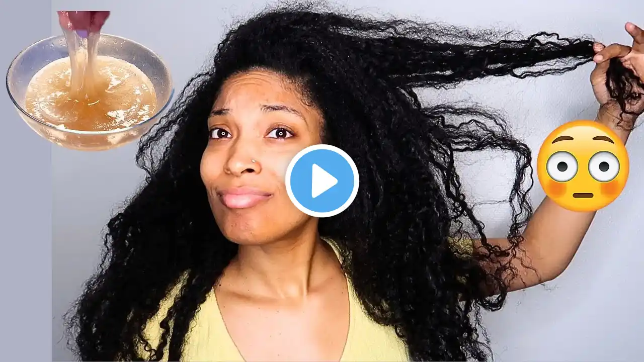 I Left Flaxseed Gel On My Hair For 10 Days...This is The Result