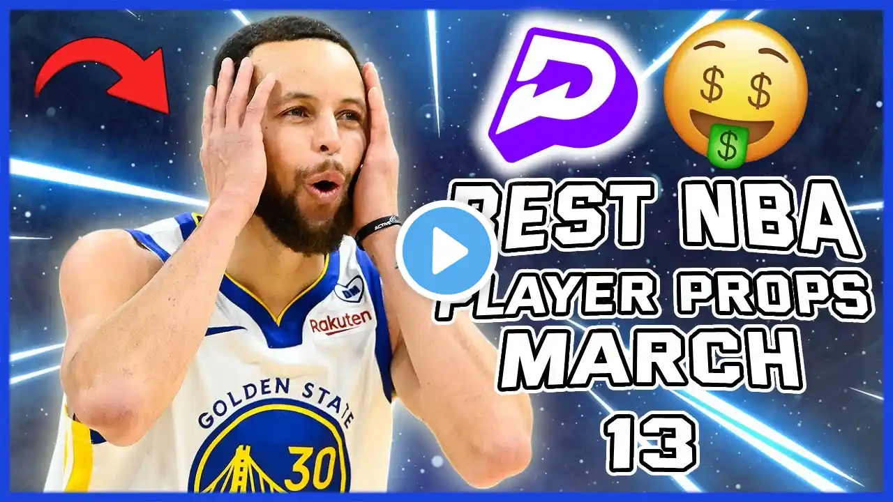 🏀 3 BEST NBA PRIZEPICKS TODAY | Thursday, 3/13/2025 🏀