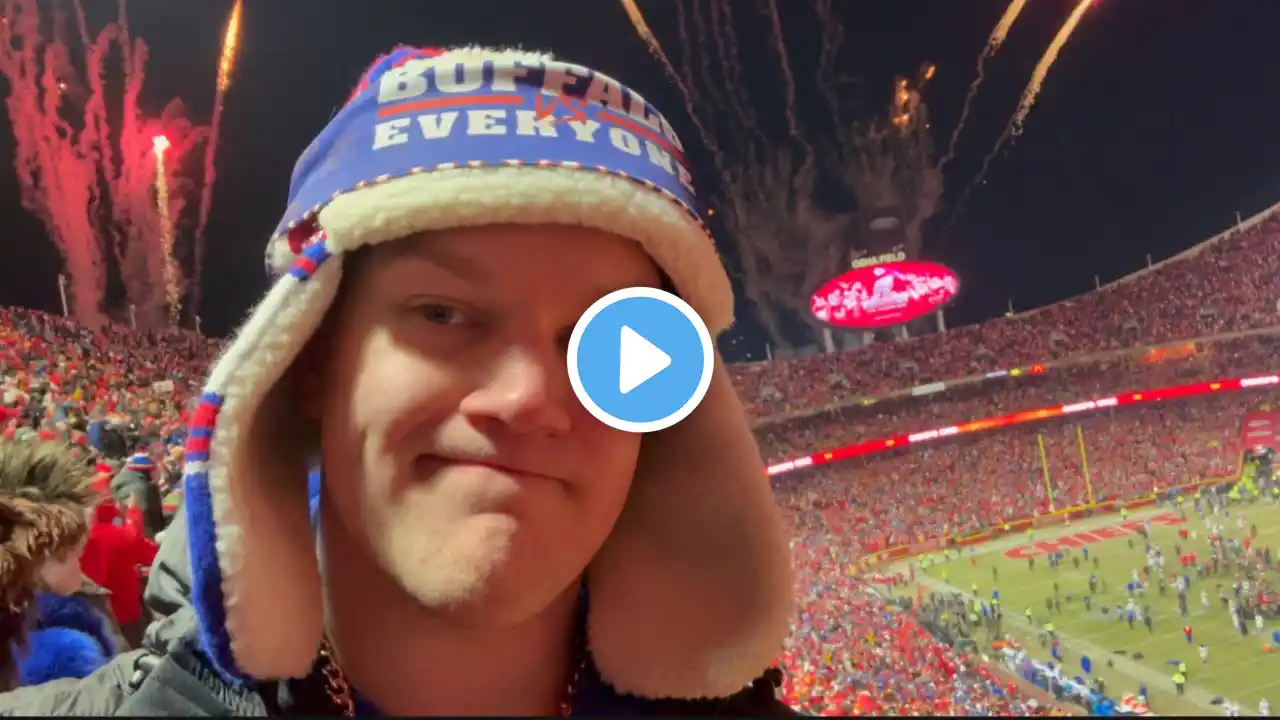 LIVE Buffalo Bills fan reaction to AFC Championship Game loss vs Kansas City Chiefs