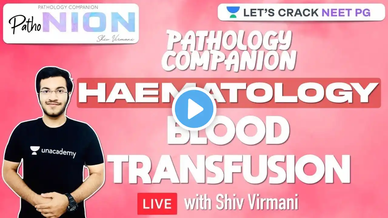 PathoNION | Blood Transfusion | NEET-PG 2021 | Shiv Virmani