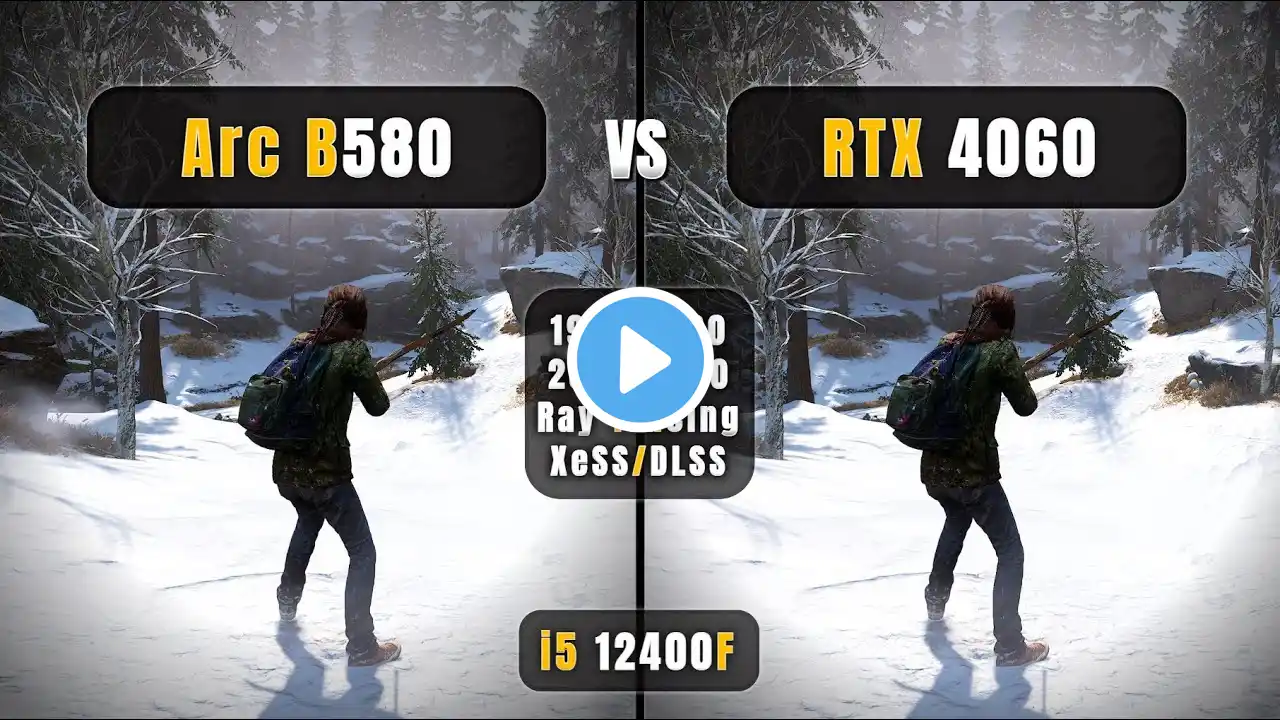 Intel Arc B580 vs RTX 4060 : Test in 16 Games - 1080p, 1440p, Ray Tracing + XeSS/DLSS - i5 12400F