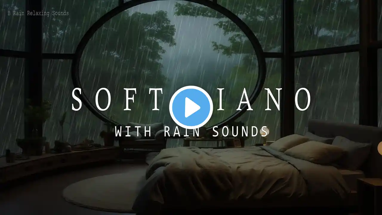 Tranquil Rainy Forest Nights 🌧️🌿 Relaxing Piano Sounds for Quality Sleep and Calmness 🎹💤