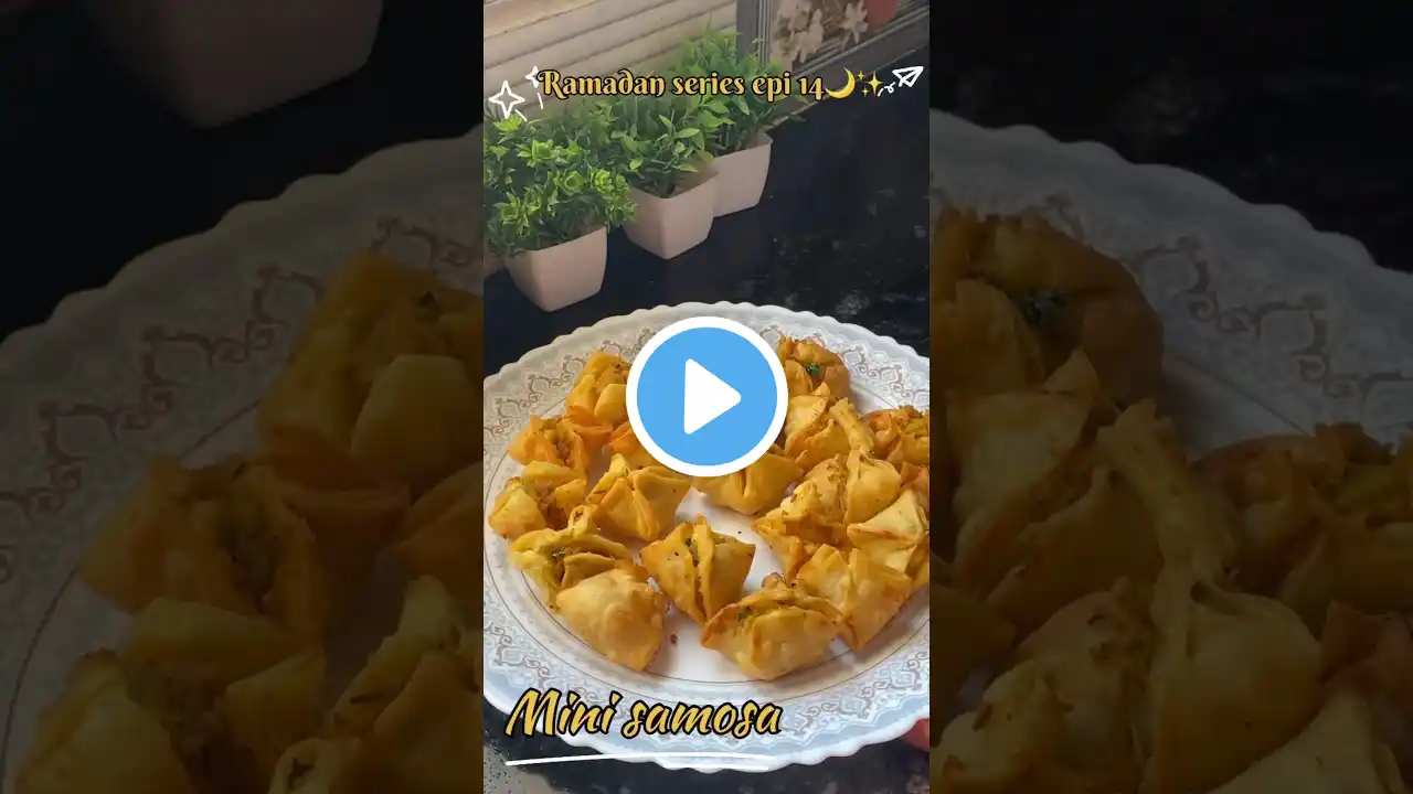 Mini samosa recipe for Ramadan | #food #shorts #recipe #ramadan #samosa