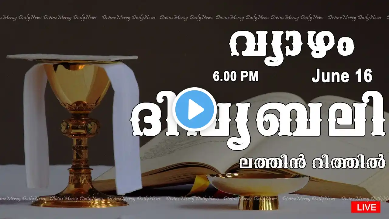 Holy Mass I Malayalam Mass I June 16 Thursday I Latin Rite I 6.00 PM