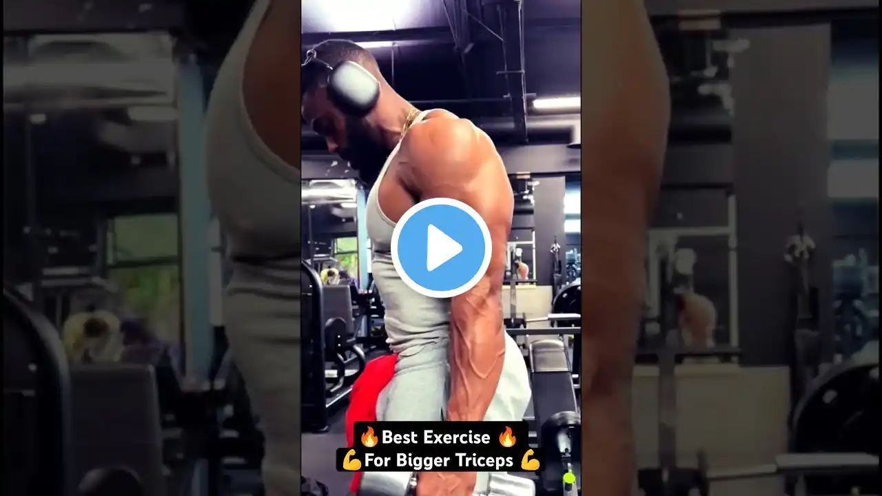 Triceps Workout l Best Triceps Exercises 💪 #shorts #tricepsworkout #armsworkout #gym