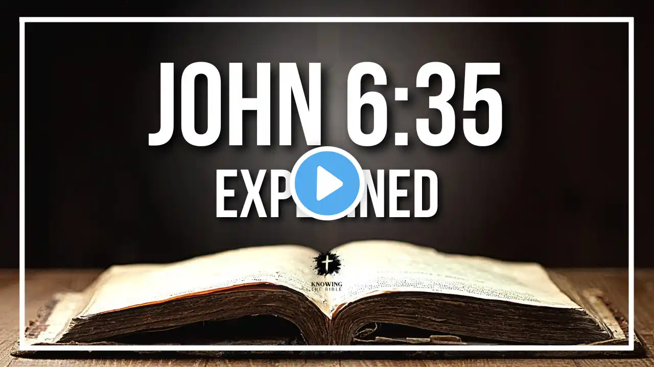 JOHN 6:35 Explained - What Does The Bible Verse JOHN 6:35 [KJV] REALLY Mean?