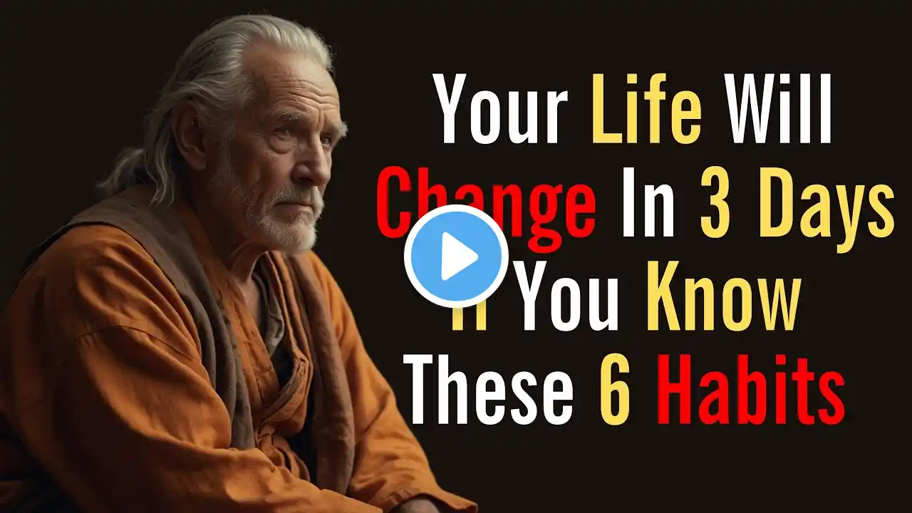 Your Life will change in 3 days if you know these 6 habits | Brian The Stoic